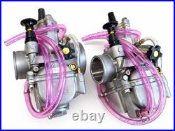 Yamaha Banshee YFZ350 Dual 28mm Flat Slide Carburetors Carbs Tuned + Cable