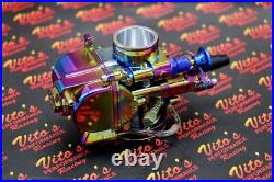 Yamaha Blaster 28MM 28PWK Larger Carb Carburetor Kit + Vito's Cable TITANIUM