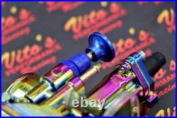 Yamaha Blaster 28MM 28PWK Larger Carb Carburetor Kit + Vito's Cable TITANIUM