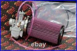 Yamaha Blaster 28MM 28 Carb Carburetor PWK Kit + K+N filter + jet kit + cable