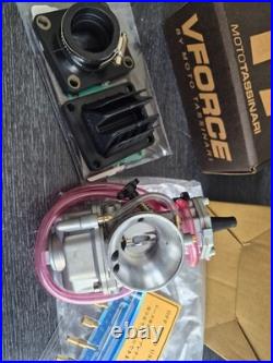 Yamaha YZ85 28MM Keihin PWK Replacement Carburetor With Vforce 4R Reed Valve Kit
